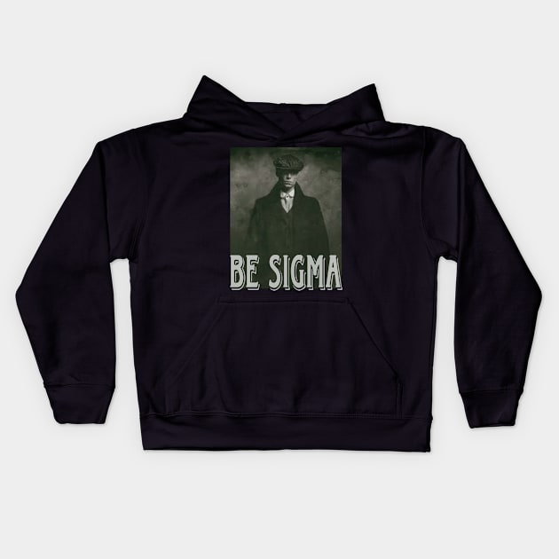 Sigma male designs for mens Kids Hoodie by SIGMA MOTIVATION